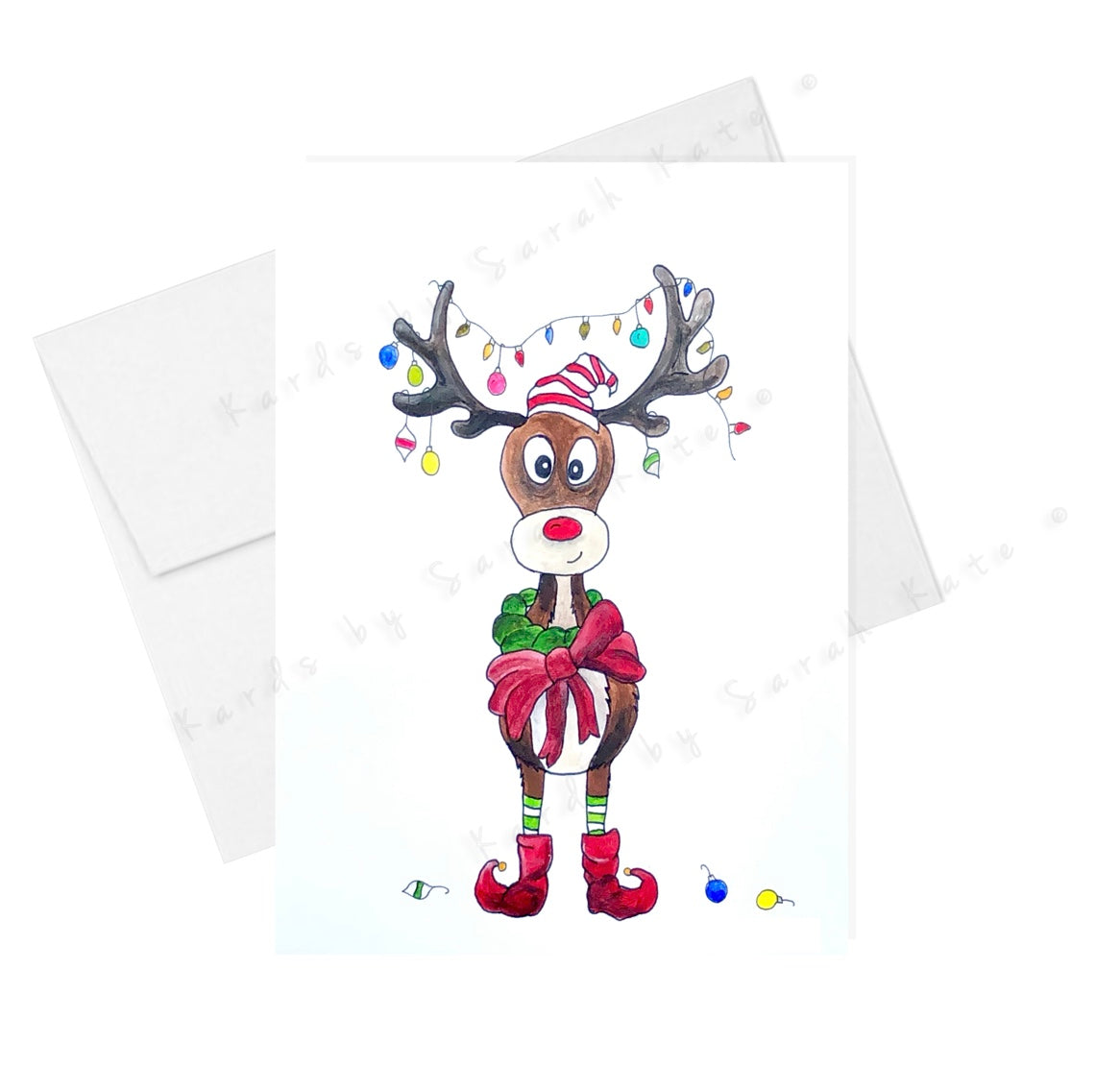 Christmas Rodolph - Greeting Card