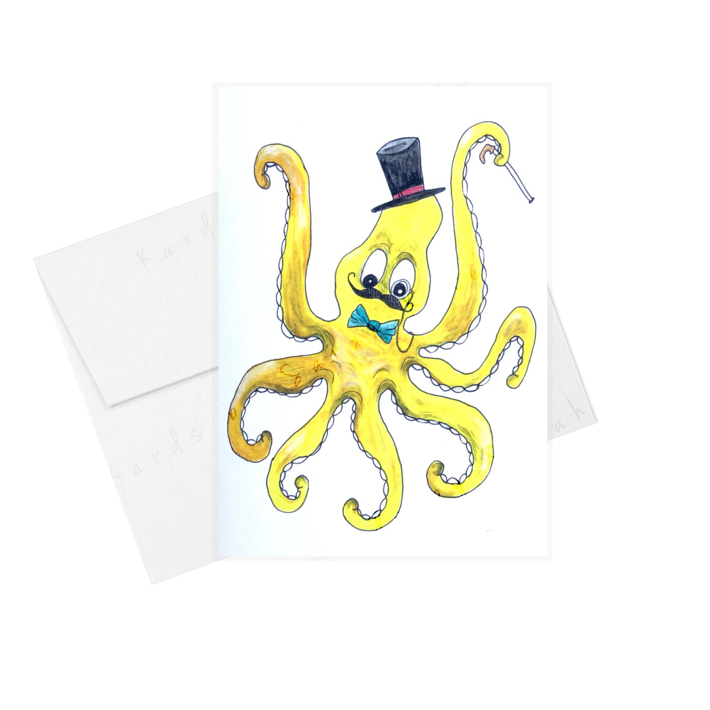 Squid - Greeting Card