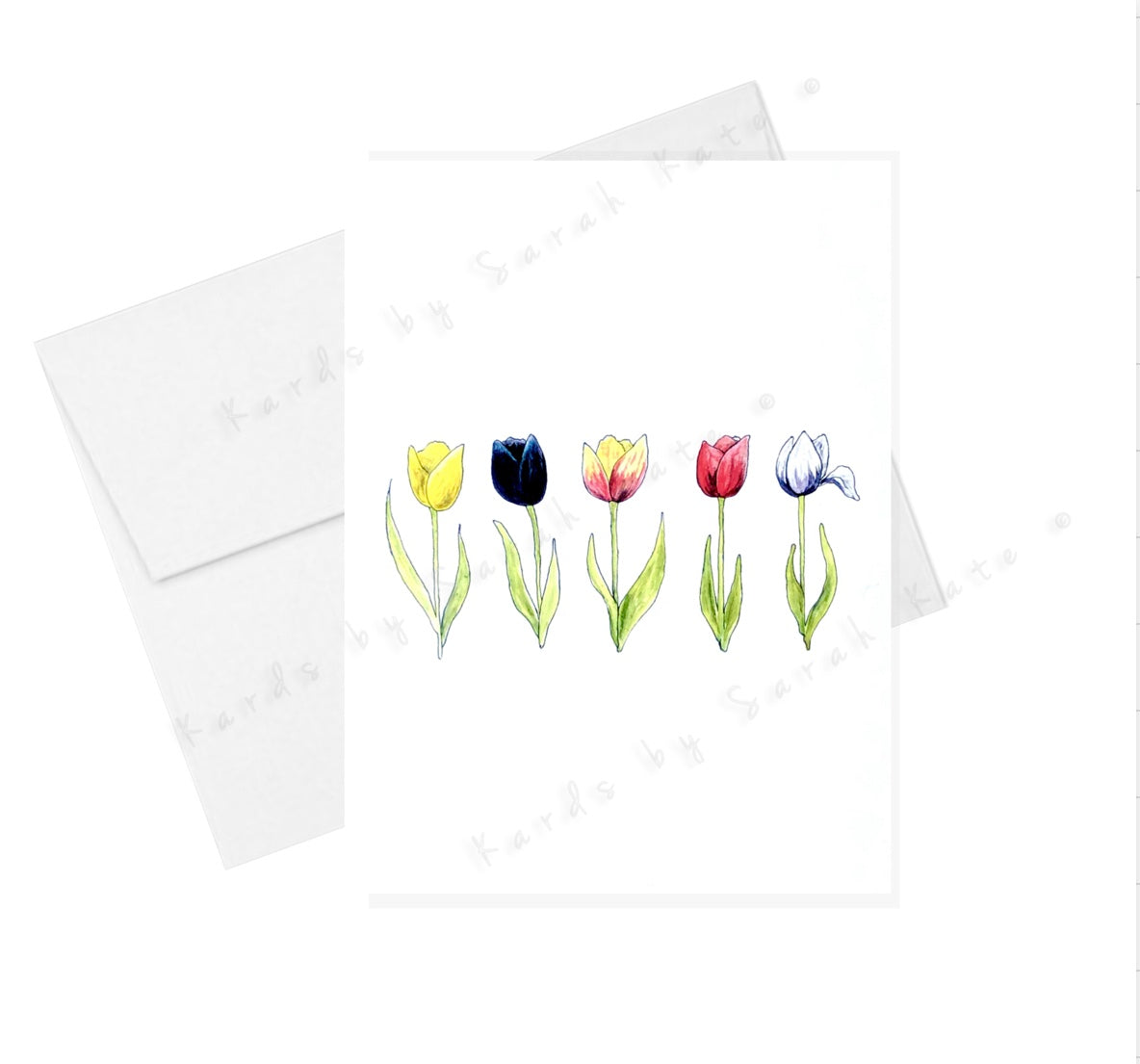 Tulips - Greeting Card
