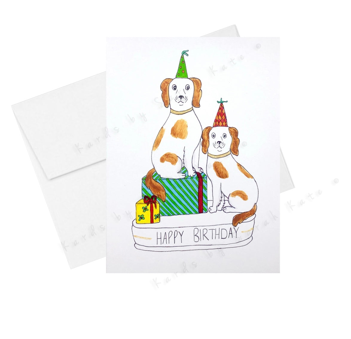 Happy Birthday Staffordshires - Greeting Card