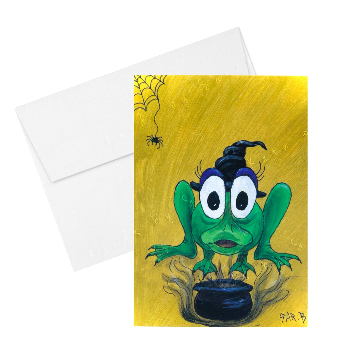 Halloween Frog - Single Card