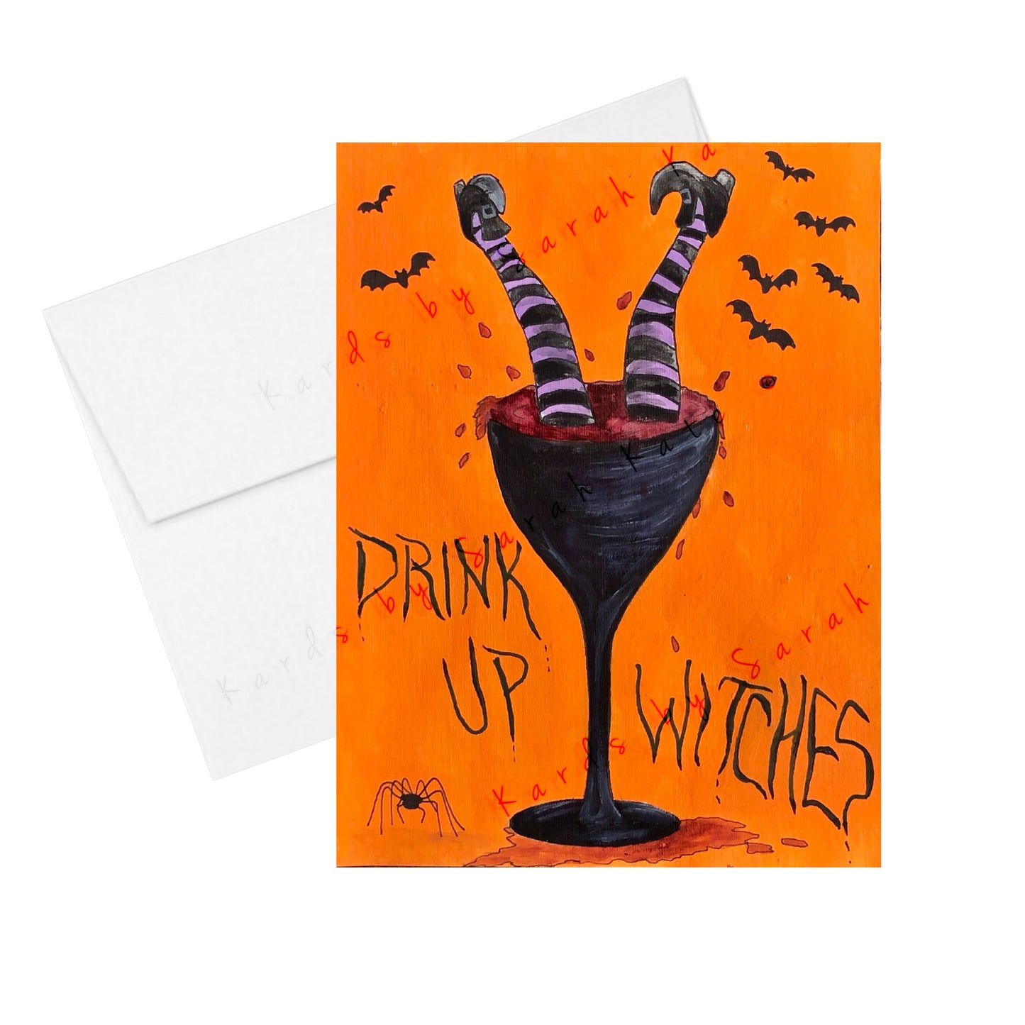 Drink Up Witches Halloween - Greeting Card