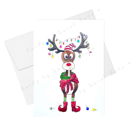 Christmas Rodolph - Greeting Card