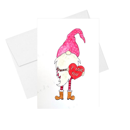 Gnome Love - Greeting Card
