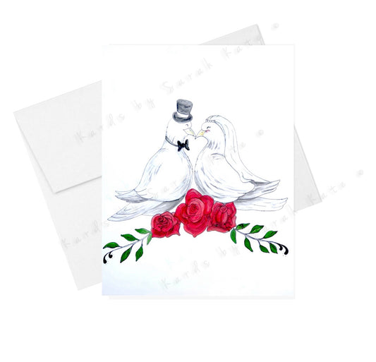 Love Doves - Greeting Card
