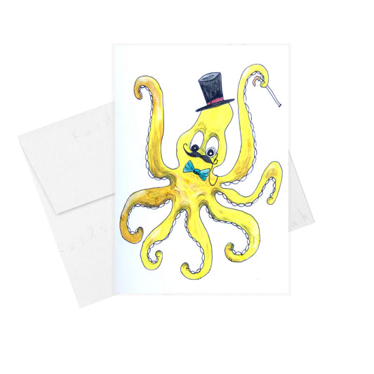 Squid - Greeting Card