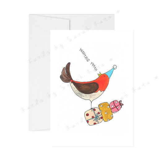 Happy Birthday Bird - Greeting Card