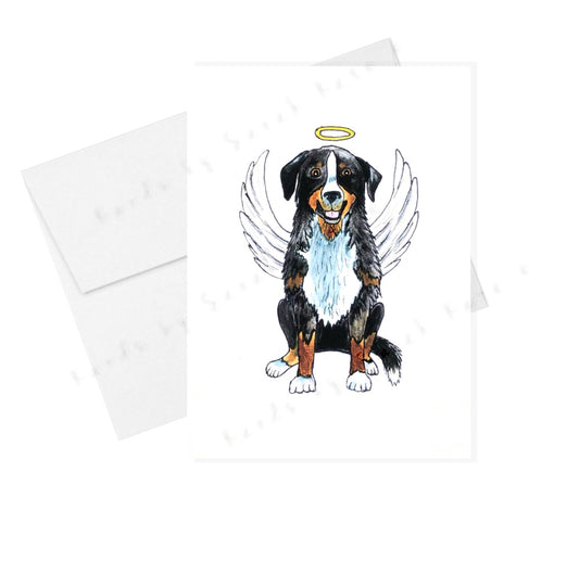 Angel Dog - Sympathy Card