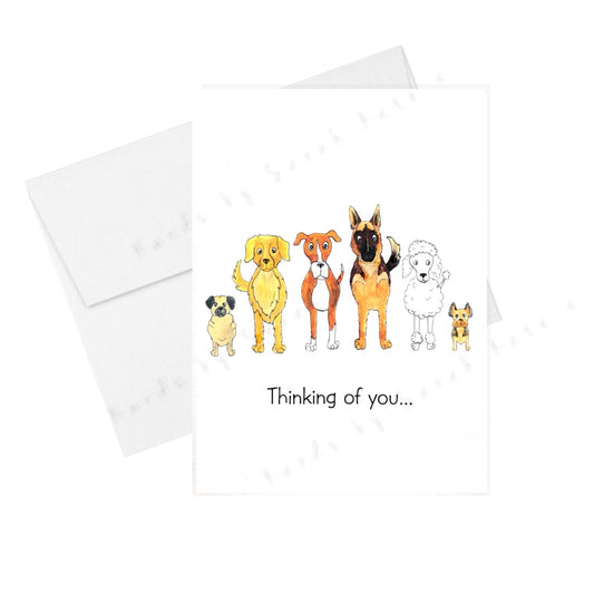 "Thinking of You..." Dog Card
