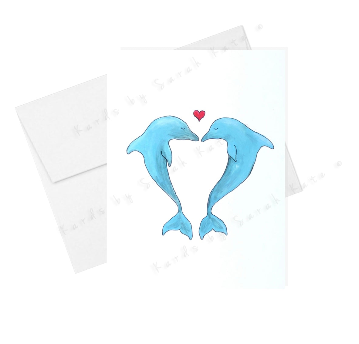 Dolphins - Greeting Card