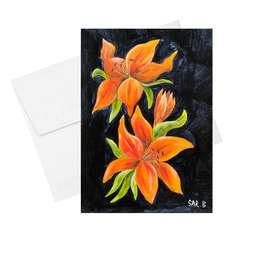 Lilies - Greeting Card