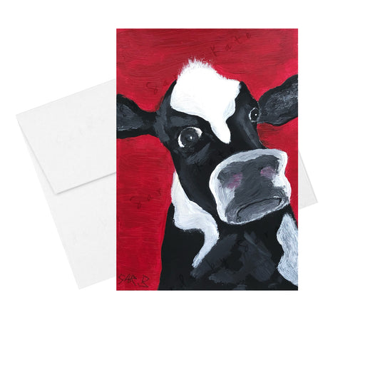Cow - Greeting Card
