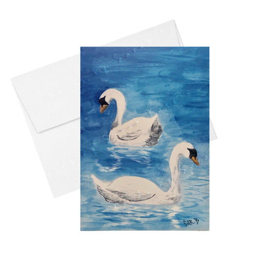 Swans - Greeting Card