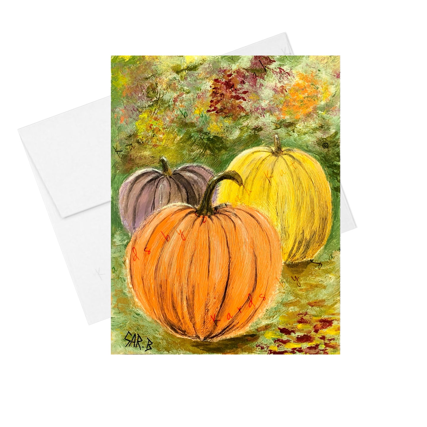 Pumpkins - Greeting Card